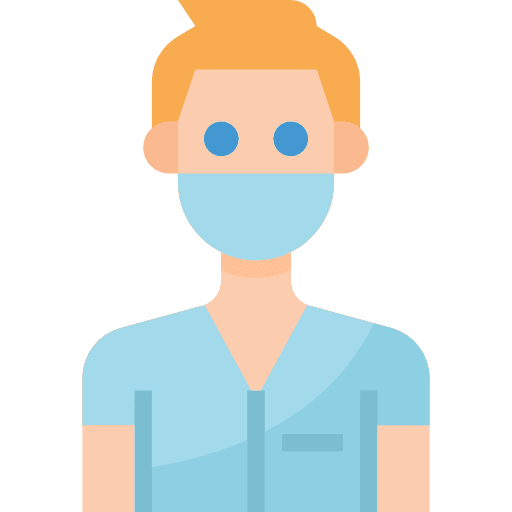 Dentist health care user person icon