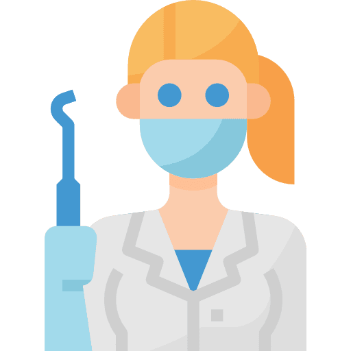 Dentist professions and jobs profile dentist icon
