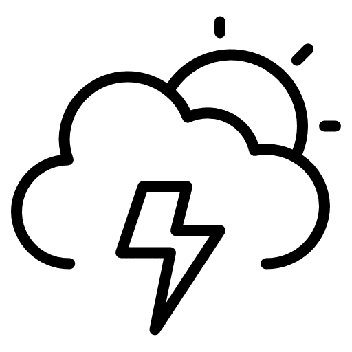 Storm storm weather raining icon