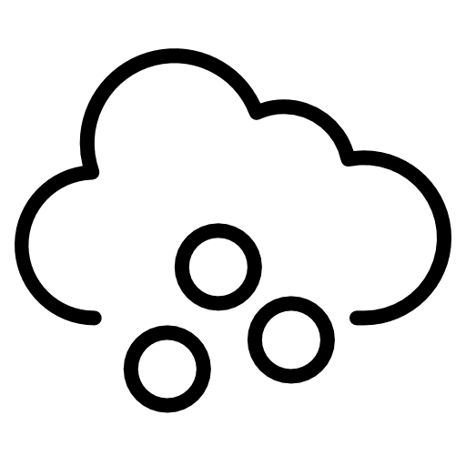 Hail hail weather hailing icon