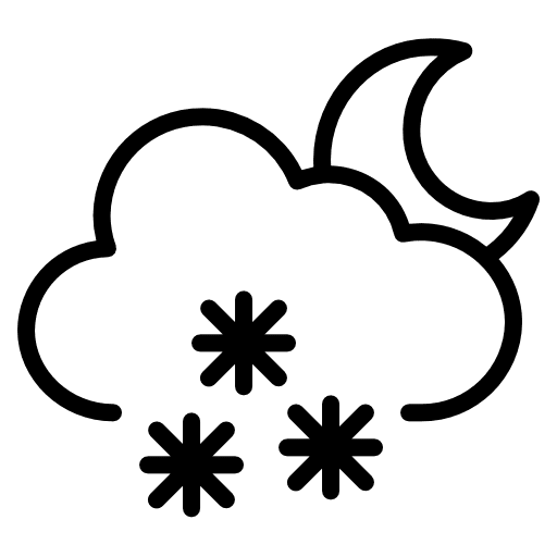 Night star cloud astronomy icon