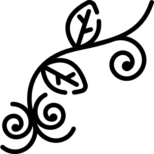 Floral design flower design art flower curves icon