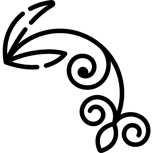 Floral design nature design floral design icon