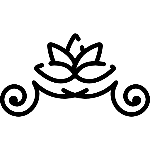 Floral design design flower design flower curves icon