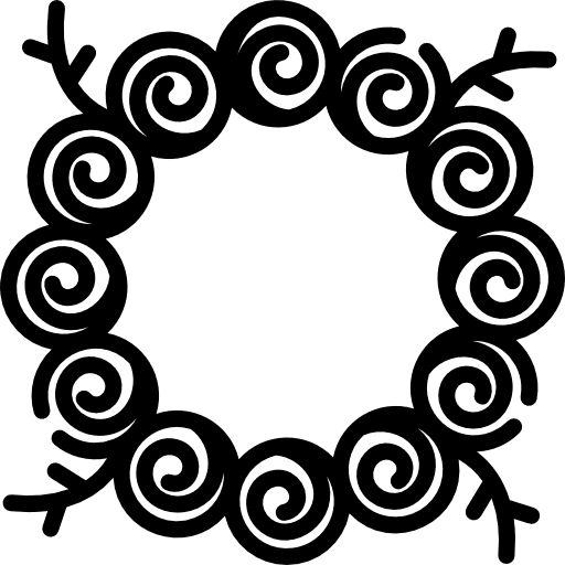 Floral design art nature flower design icon