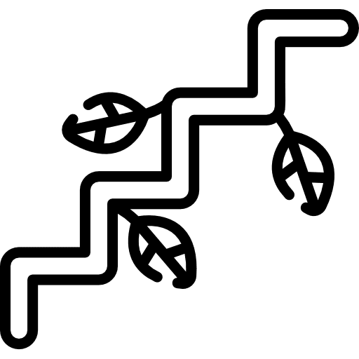 Floral design design flower curves art icon