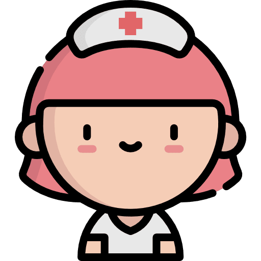 Nurse uniform professional profession icon