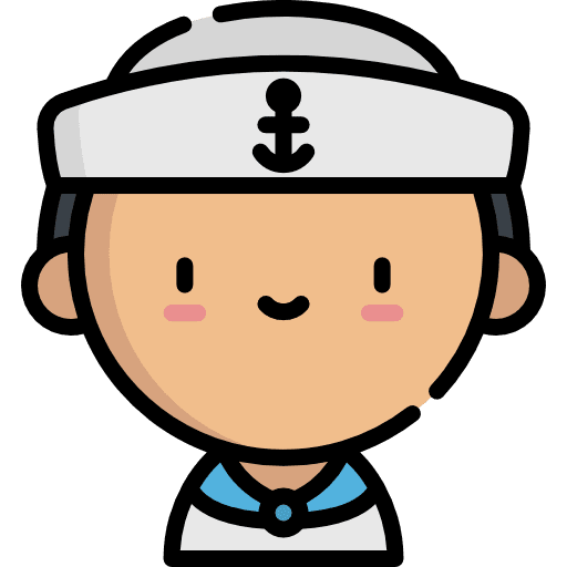 Sailor profile transportation avatar icon