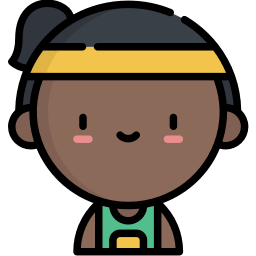 Athlete sport african american jobs icon