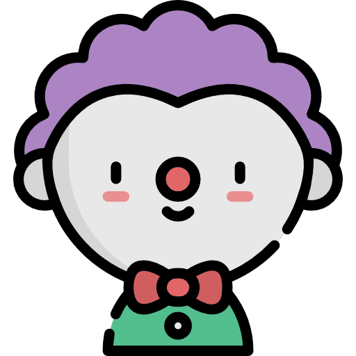 Clown user jobs job icon