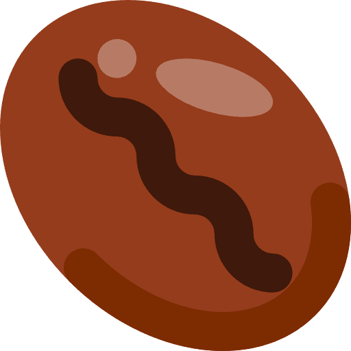 Coffee bean seeds coffee drinks icon