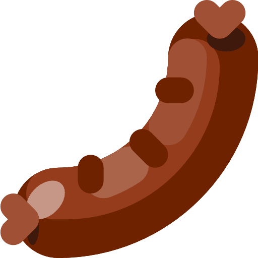 Sausage sausage meat food icon