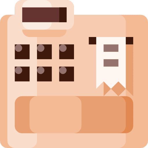 Cashier machine cashier machine tool commerce and shopping icon