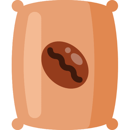 Coffee bag food and restaurant coffee bag bag icon