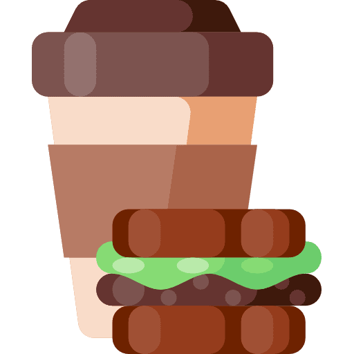 Coffee cup mug food and restaurant chocolate icon