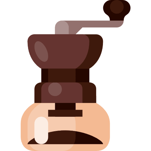 Coffee grinder grinder food and restaurant mill icon