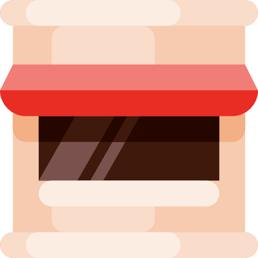 Coffee shop restaurant food and restaurant business icon