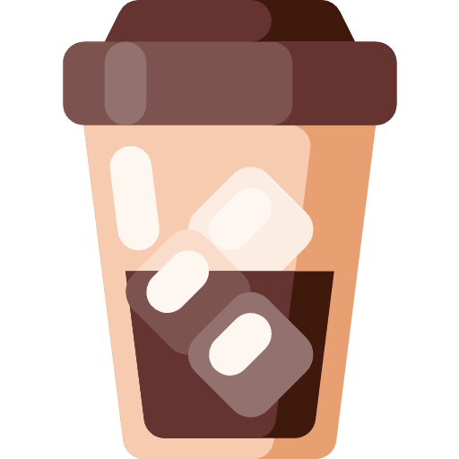 Ice coffee coffee shop ice coffee food icon