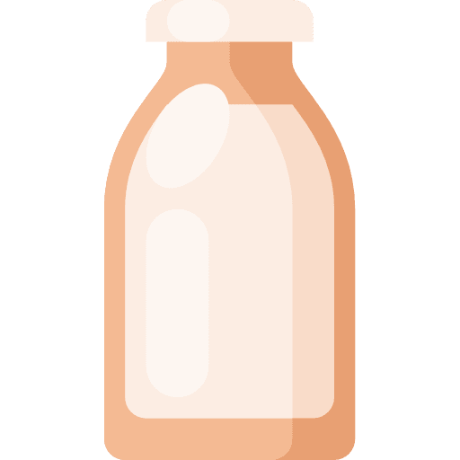 Milk bottle coffee shop milk food and restaurant icon