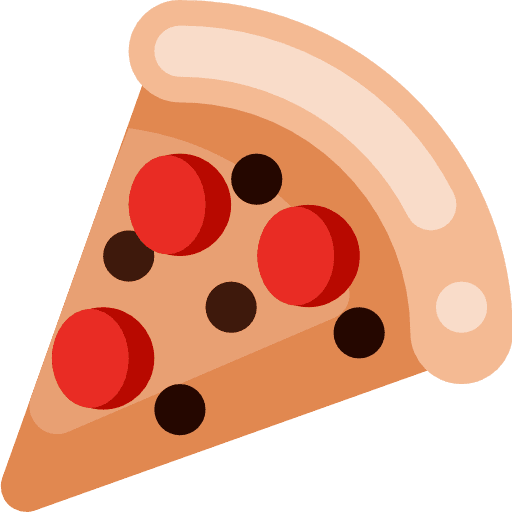 Pizza pizza food and restaurant food icon