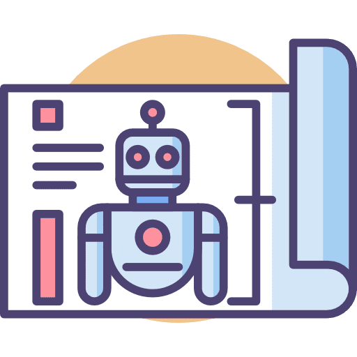 Robot dollar symbol robot money icon