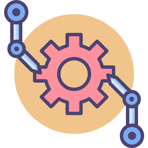 Assembly cogwheel industry assembly icon