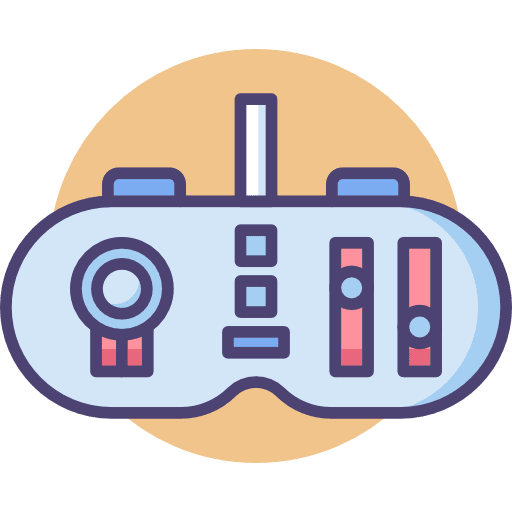 Gamepad gaming joystick multimedia icon