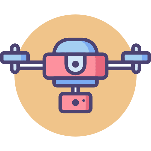 Drone transport technology transportation icon