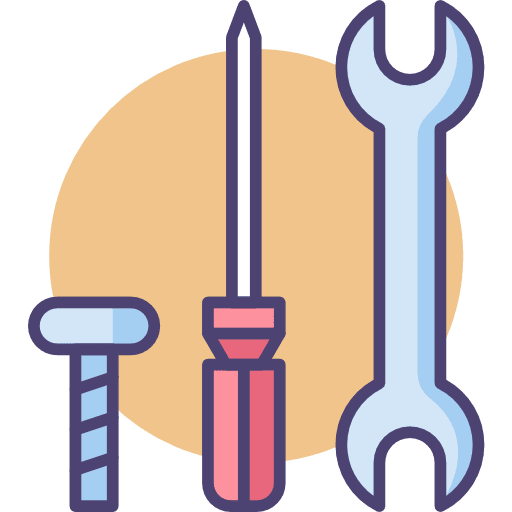 Repair tools screw screwdriver repair tools icon