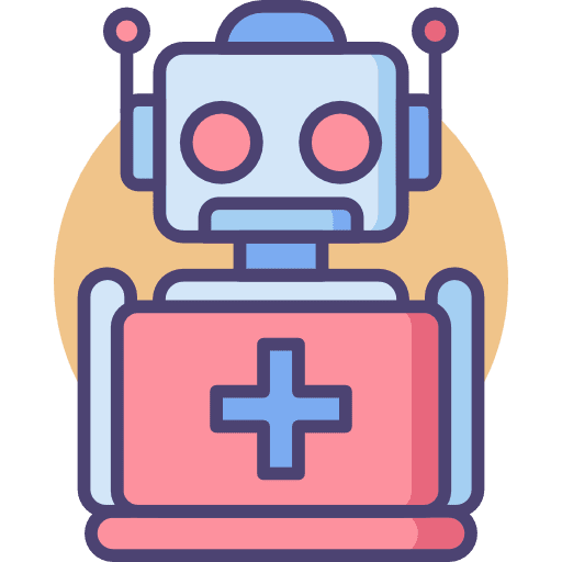 Robot science fiction robot technology icon