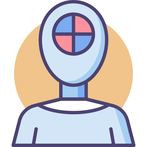 Dummy electronics people crash test icon