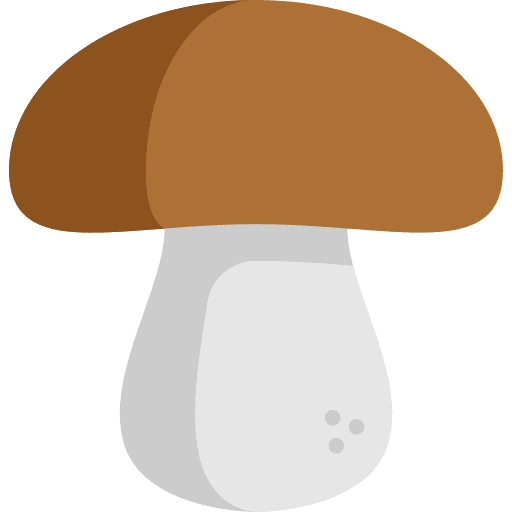 Mushroom vegan diet fungi icon