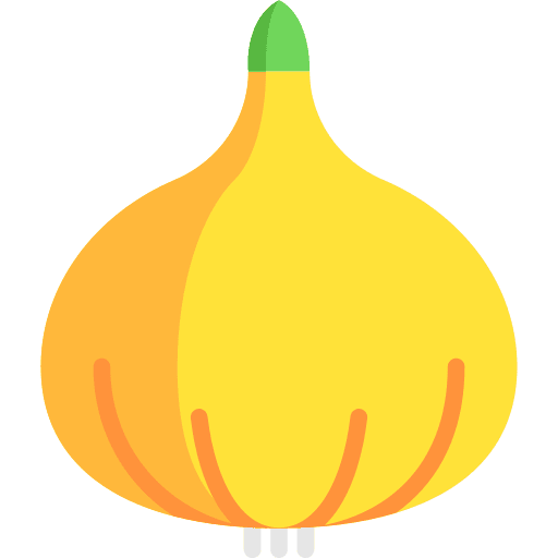 Onion vegan vegetarian food and restaurant icon