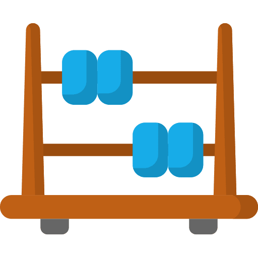 Abacus calculator maths abacus icon
