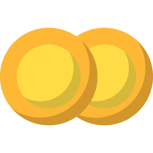 Coins business stack business and finance icon