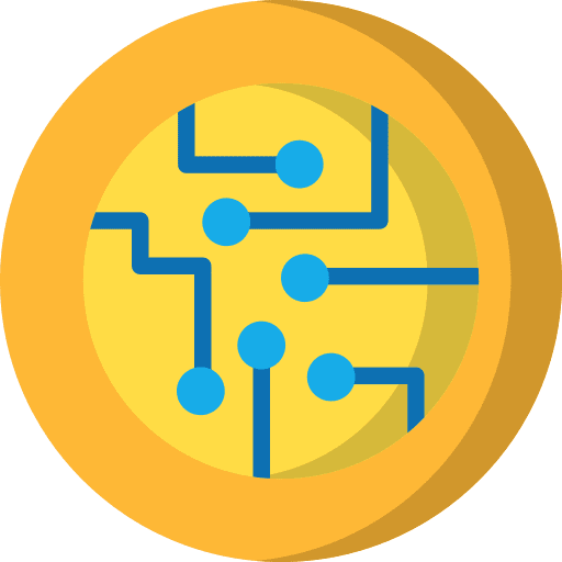 Bitcoin currency cryptocurrency money icon