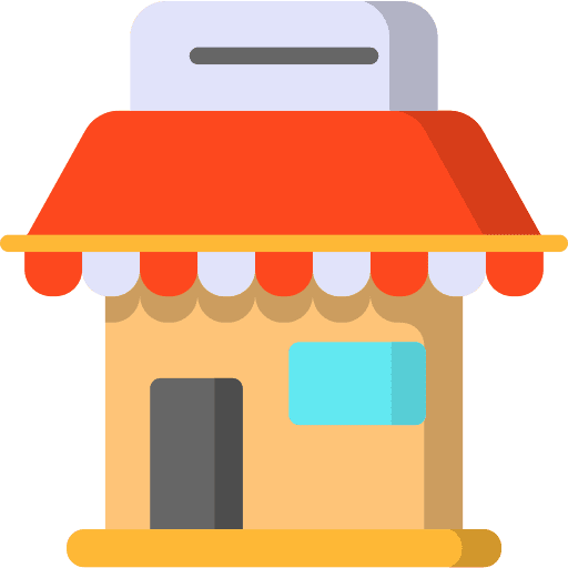 Store restaurant business coffee shop icon