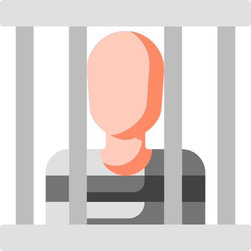 Jail jailhouse professions and jobs prisoner icon