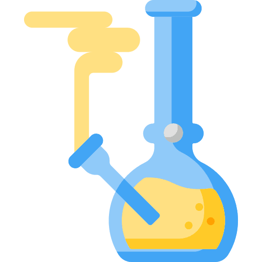 Bong smoke healthcare and medical nature icon