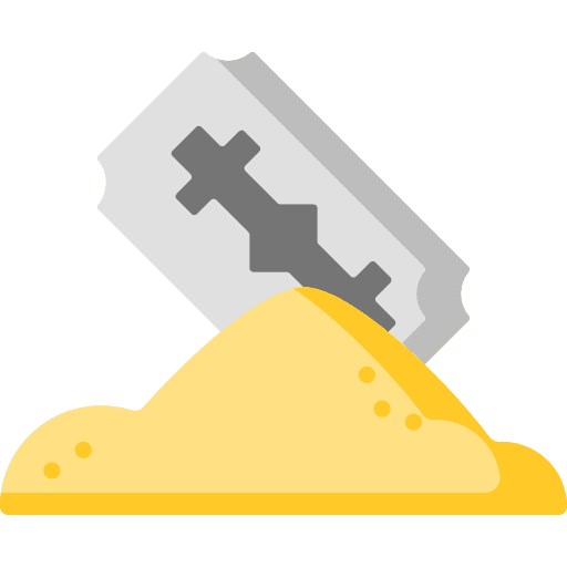 Cocaine inhale cocaine healthcare and medical icon