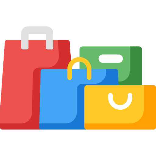 Shopping bag supermarket bag shopping bag icon