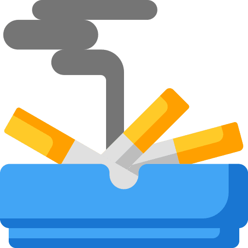 Tobacco cigarette cigar unhealthy icon