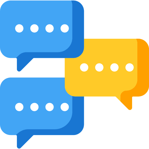 Chatting chatting negotiating interface icon