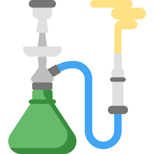 Hookah smoking miscellaneous pipe icon