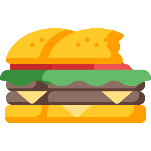 Junk food cheese food fast food icon