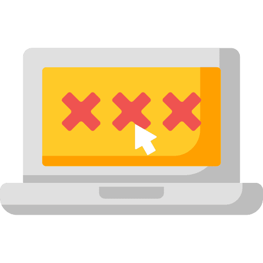 Pornography browser computer crime icon