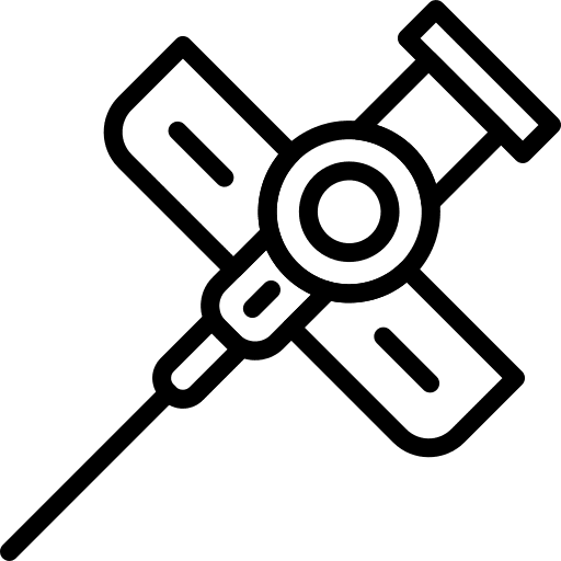 Cannula medicine needle medical icon