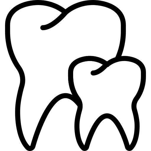 Teeth healthcare and medical health care medical icon