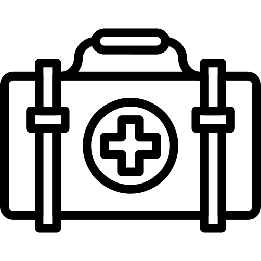 First aid kit healthcare and medical doctor first aid kit icon