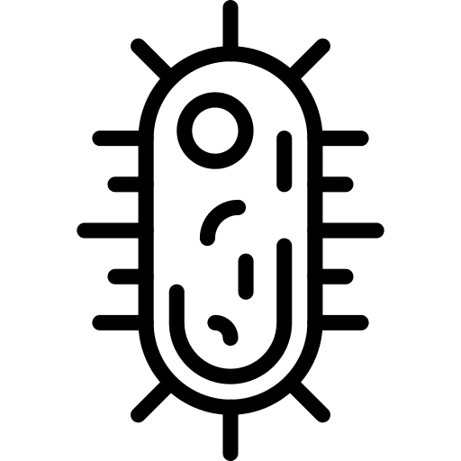 Virus cell scientist healthcare and medical icon